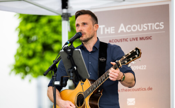 Band spielt bei der Eröffnung des Weinfestival Koblenz 2023 ©Koblenz-Touristik GmbH, Kai Myller