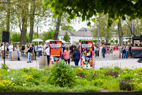 Eröffnung Weinfestival Kobenz 2023 ©Koblenz-Touristik GmbH, Kai Myller Eröffnung Weinfestival Kobenz 2023 ©Koblenz-Touristik GmbH, Kai Myller
