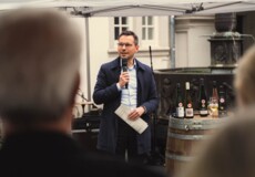 Eröffnungsfeier des Weinfestival Koblenz 2024 mit dem Oberbürgermeister David Langner.  © Koblenz-Touristik GmbH, Gabriel Volkovic