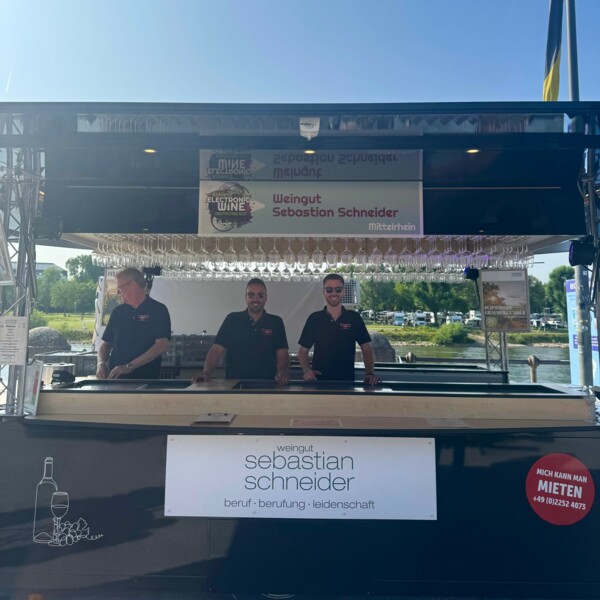 Weingut Edgar Comes, Stand Electronic Wine 2023  &copy; Koblenz-Touristik
